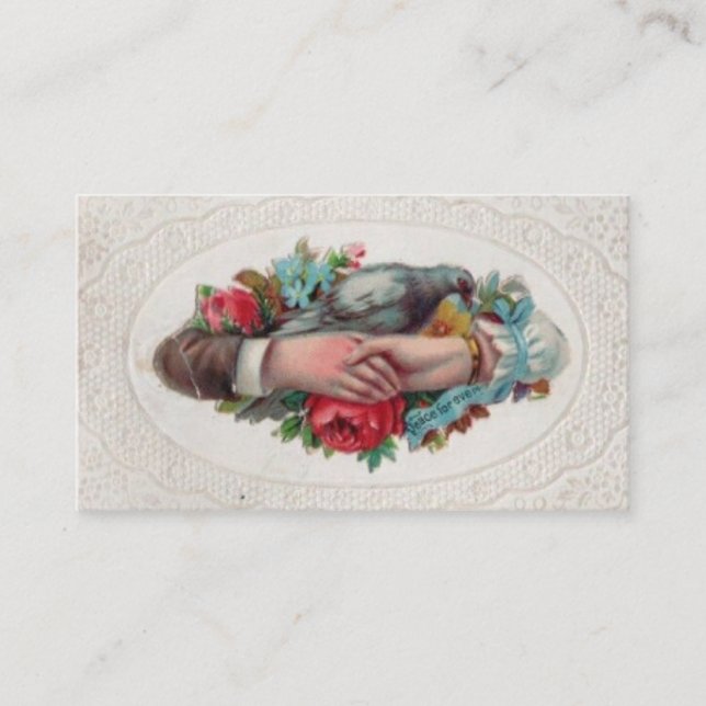 Paz para sempre - Cartões de Chamada Vitorianos (Frente)