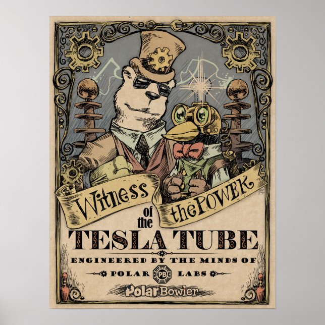 PB Poster de Tesla (Frente)