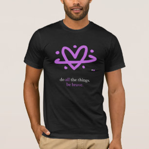 PBB: Camiseta Faça Todas as Coisas (Preta/Roxa)