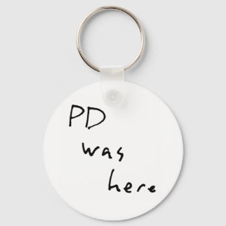 "PD estava aqui" Chaveiro