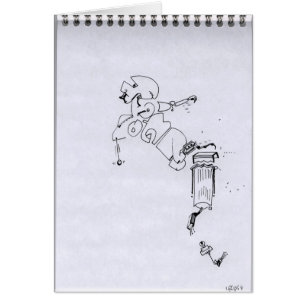 PDD11 Pequeno Desenho Fraco Cartão de Recolha Surr