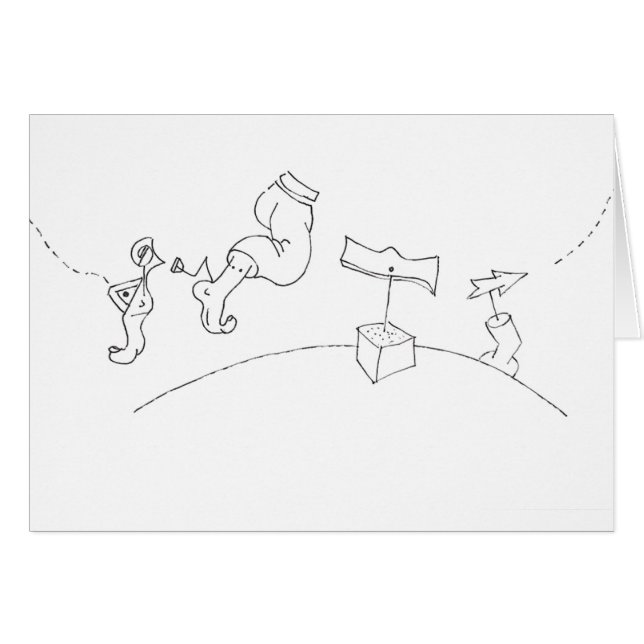 PDD Pequenos Desenhos Fracos Direção do Cartão de  (Frente Horizontal)