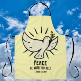 Pé da Paz Apron - "A Paz Esteja Com Vocês Todos!"
