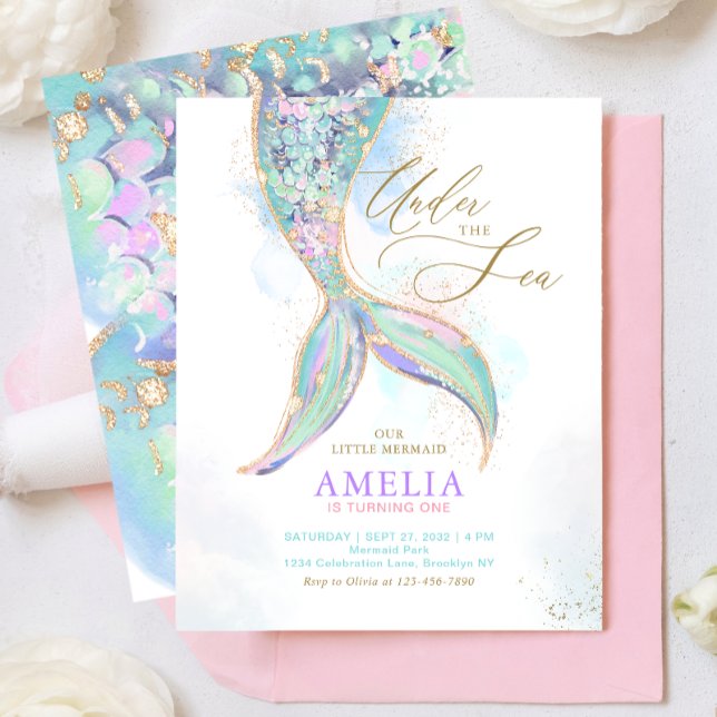 Pé de Sereia sob o Mar Aniversário (Criador carregado)