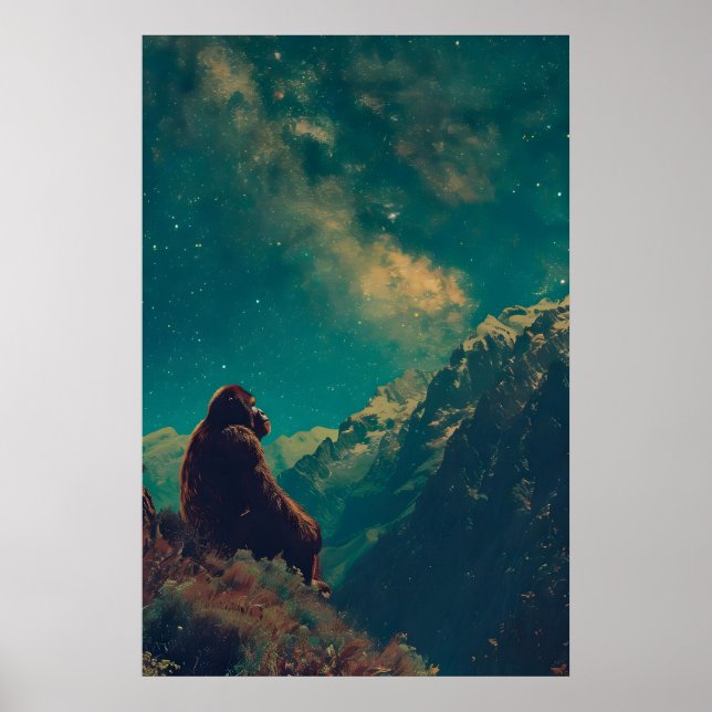 Pé-grande e as Estrelas, Impressão de Arte, Poster (Frente)