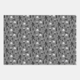 Pé Grande e Jackalope na Cinza do Padrão Florestal