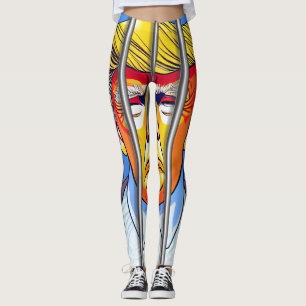 Pé na prisão com leggings All-Over-Impressão