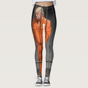 Pé na prisão com leggings All-Over-Impressão