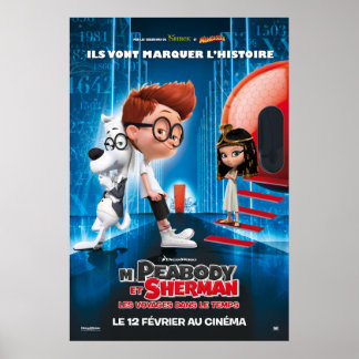 Peabody & Sherman Movie Poster com Penny