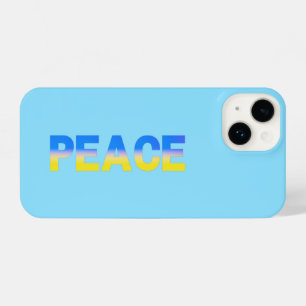 PEACE amarela azul Ucrânia Mínimo de inspiração