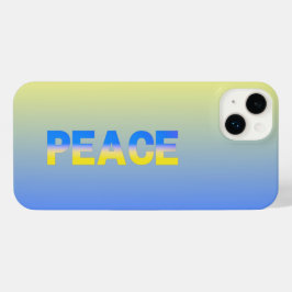 PEACE blue e yellow Ucrânia inspiraram o chic mode