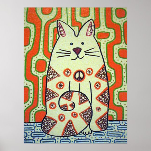 Peace Cat poster (Frente)