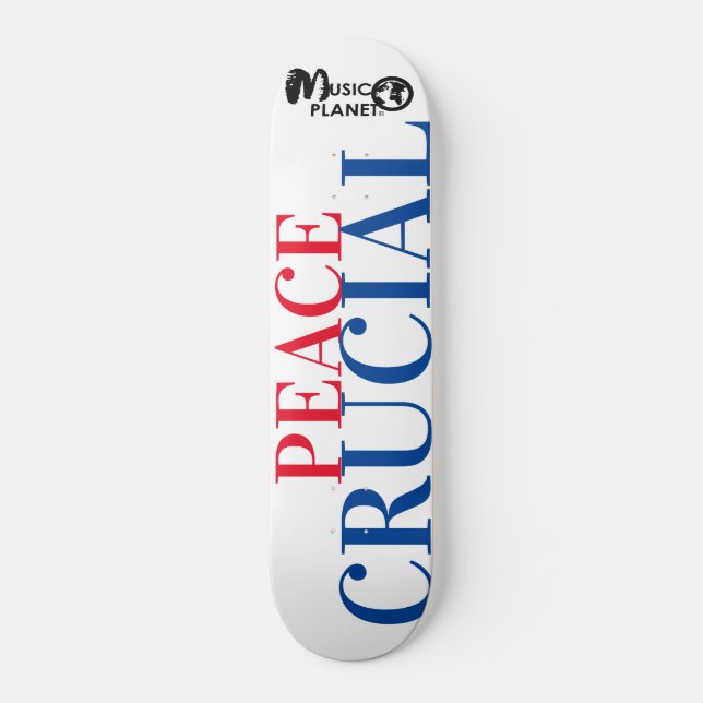 PEACE CRUCIAL skate (Frente)