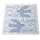 Peace Doves Blue and White<br><div class="desc">As pombas azuis e brancas de aves para paz e esperança. Arte original de Nic Squirrell.</div>