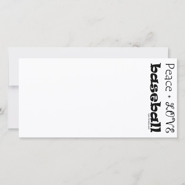 Peace Love Baseball (Frente)