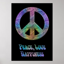 Peace Love Felice Poster