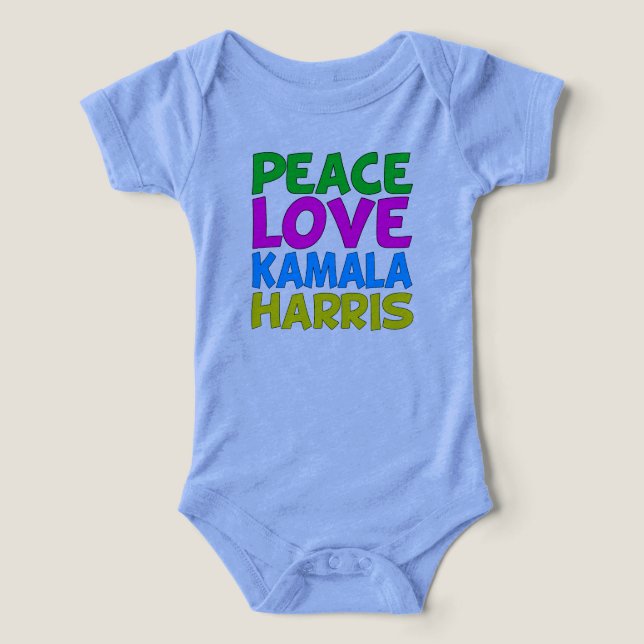 Peace Love Kamala Harris Cute (Design frontal)