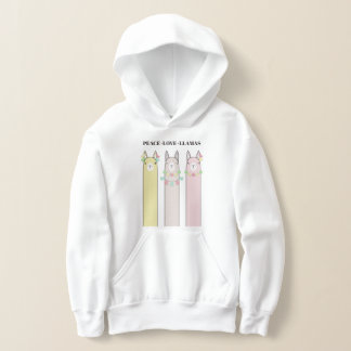 Peace Love Lhamas - Bonitas Crianças de Llama Colo