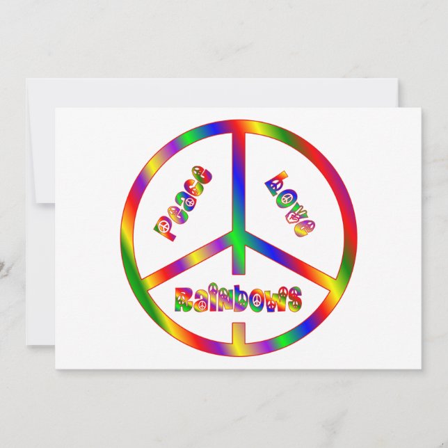 Peace Love RAINBOWS (Frente)