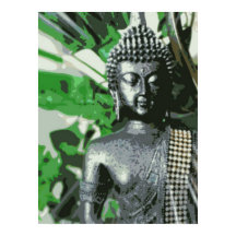 Peaceful Buddha Meditation Poster – Zen Wall Art