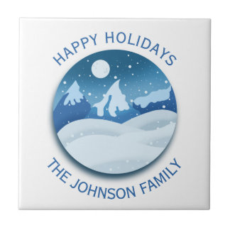 Peaceful Frosted Landscape Custom