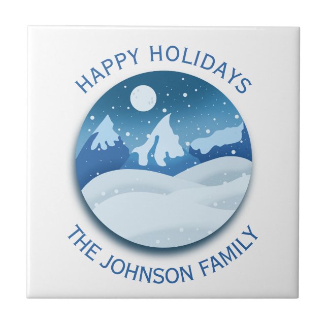 Peaceful Frosted Landscape Custom (Frente)