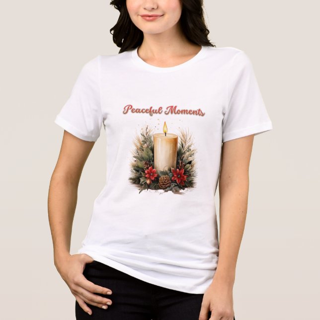 Peaceful Moments & Quiet Soul T-Shirt  (Frente)