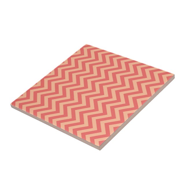 Peach e Cranberry Chevron (Lateral)