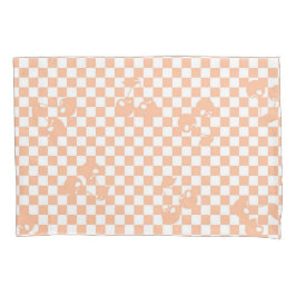 Peach Fuzz Cherry Gingham Patterno