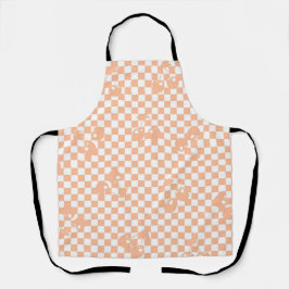 Peach Fuzz Cherry Gingham Patterno