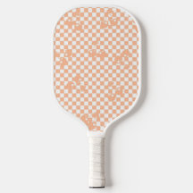 Peach Fuzz Cherry Gingham Patterno