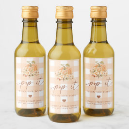 Peach Gingham Fall Pumpkin Pop Quando Ela Pop