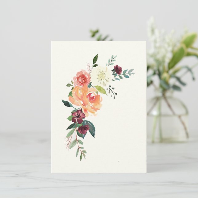 Peach Hydrangea Da Sua Mesa Um Modelo Pessoal (Em pé/Frente)