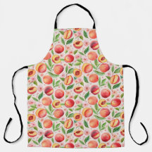 Peach Orchard Bloom - Fruta de Aquarela e Floral