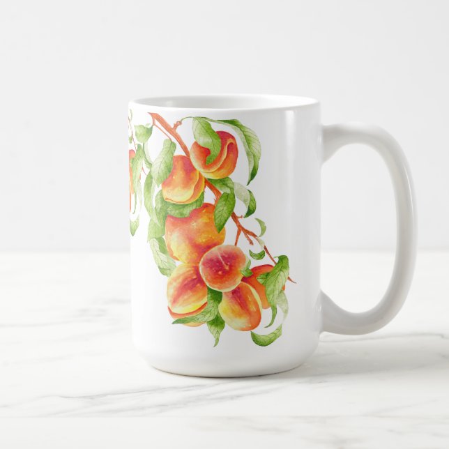 'Peach Paradise' em uma caneca clássica (Direita)