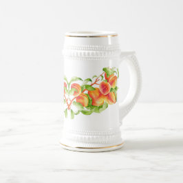 'Peach Paradise' em uma Caneca de cerveja