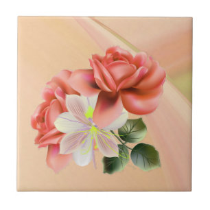 Peach Peonies