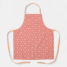 Peach & Pristine Floral Impressão
