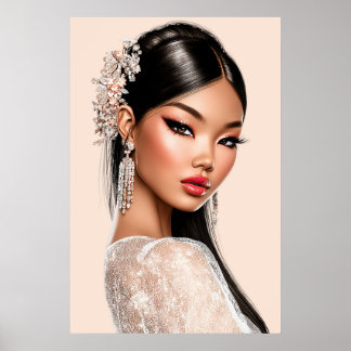 Peach Reverie | Poster de retrato vertical (24x36)