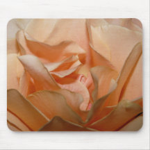 Peach Rosa Petals mousepad