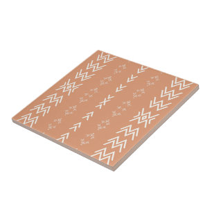 Peach Simple Mudcloth Design