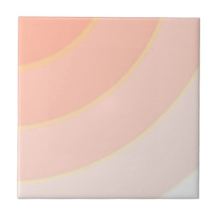 Peach Swirls Cerâmica Azulejo