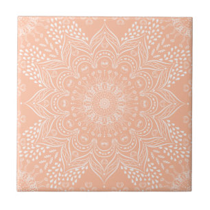 Peachy Boho Mandala