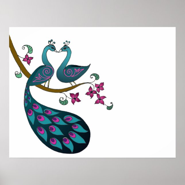 Peacock -1 Poster (Frente)