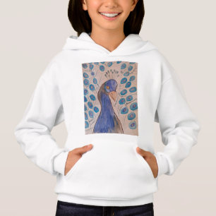 Peacock Blue Hoodie