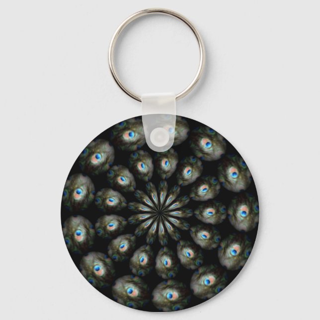Peacock Eye Chaveiro (Frente)