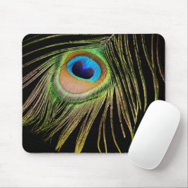 Peacock Feather Mousepad