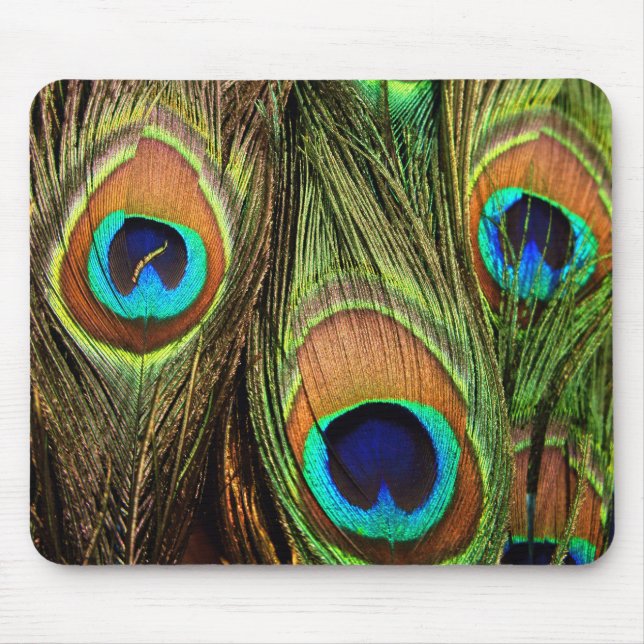 Peacock Feather Mousepad (Frente)