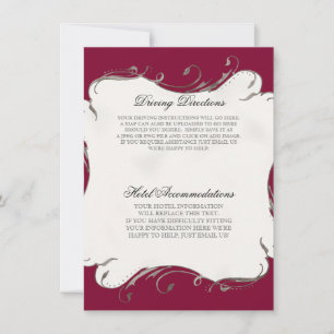 Peacock Feather n Swirls - Convite para Casamento