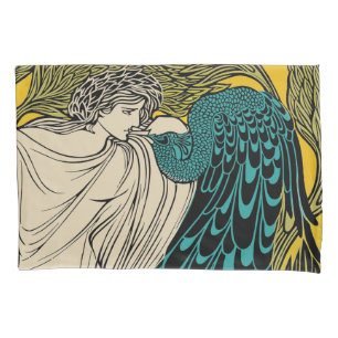 Peacock Fine Art Bird Nouveau